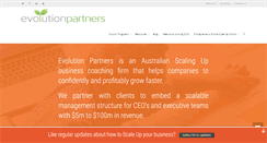 Desktop Screenshot of evolutionpartners.com.au