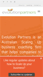 Mobile Screenshot of evolutionpartners.com.au